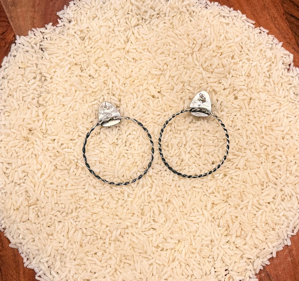 Purple Spiny Kee Earrings