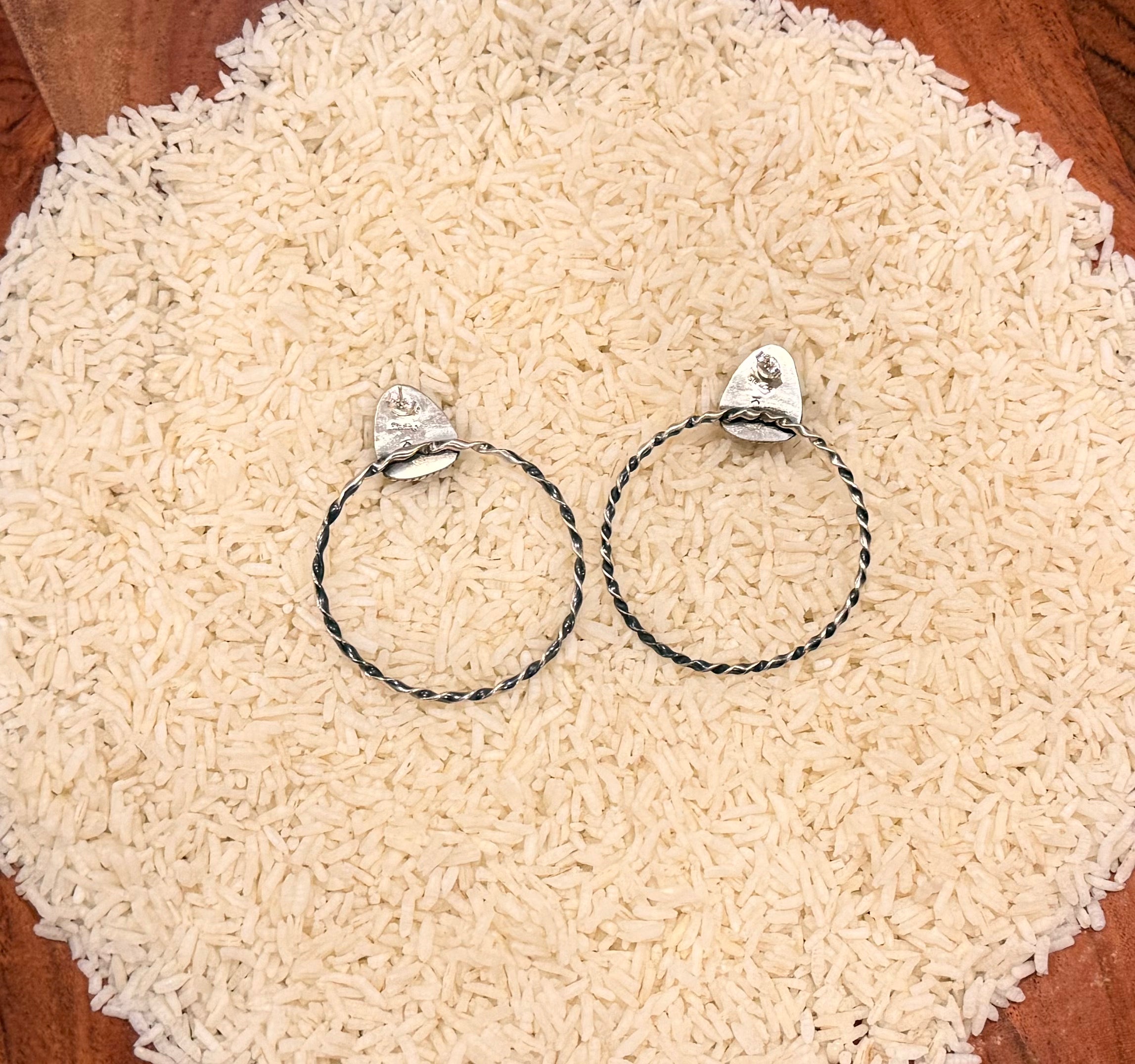Purple Spiny Kee Earrings