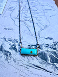 Turquoise Bar Necklace