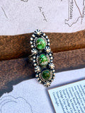 3 Stone Sonoran Gold Ring